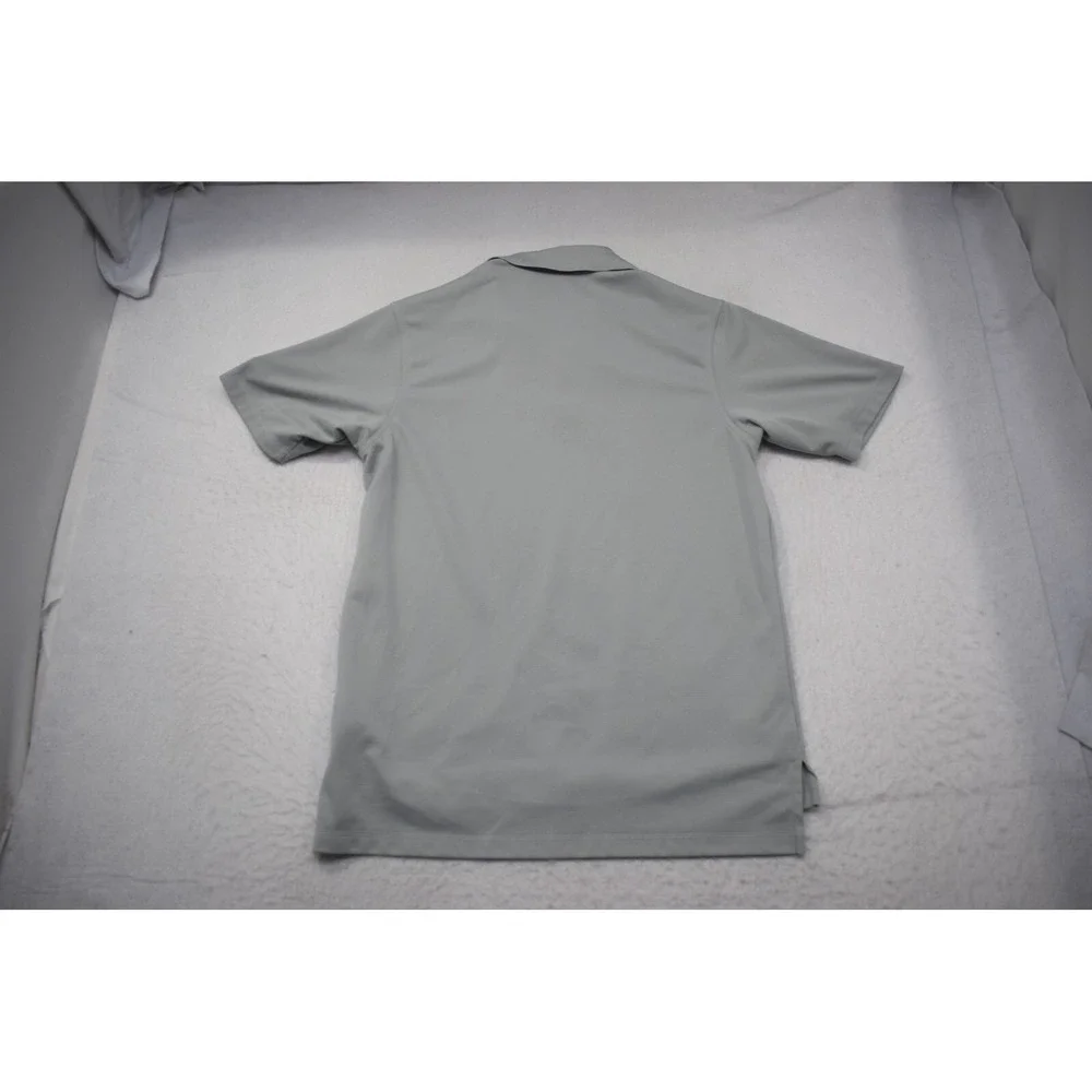 Adidas Golf Polo ClimaLite Performance Gray Short Sleeve Mens Size Medium‎